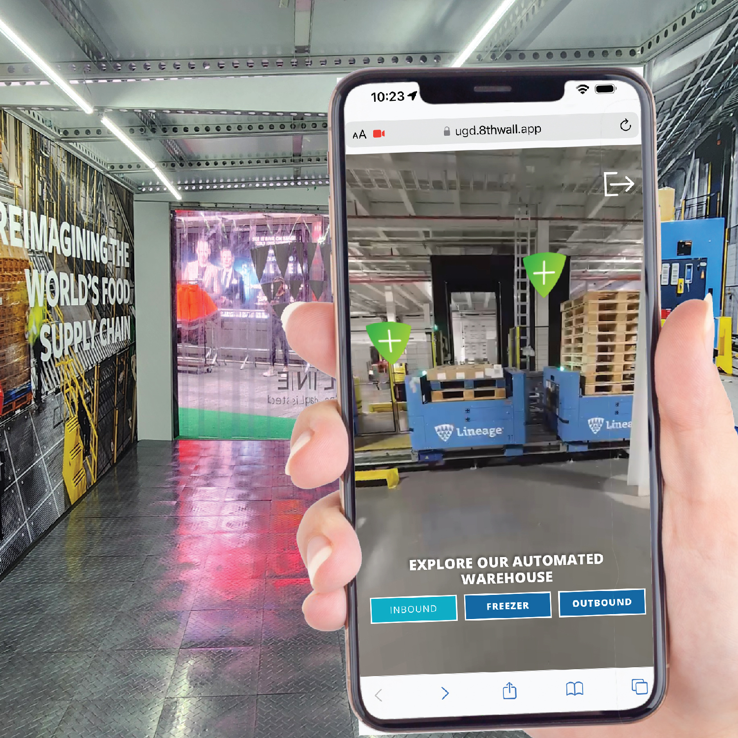 Yamamoto partners with client Lineage for Times Square Activation